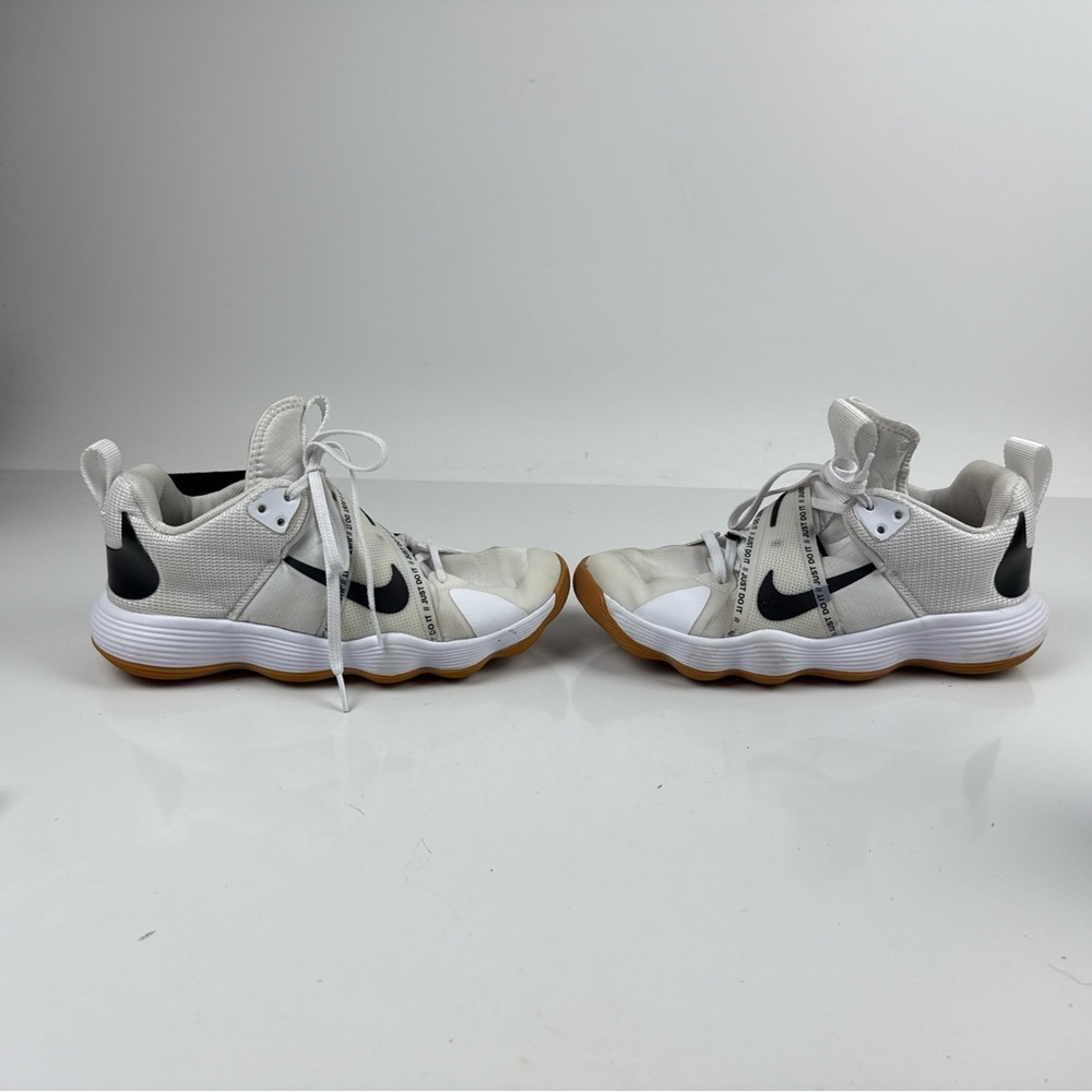 Size 9 - Nike React HyperSet White Black Gum Women’s Volleyball Basketball Shoes